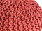 SVJ Poef Rond - 45 x 45 x 30 cm - Katoen - Terracotta