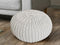 SVJ Poef Rond - 45 x 45 x 30 cm - Katoen - Wit