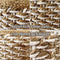SVJ Poef Rond - 50 x 50 x 35 cm - Katoen/Jute - Bruin