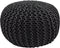 SVJ Poef Rond - 55 x 55 x 37 cm - Katoen - Donkergrijs