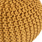 SVJ Poef Rond - 55 x 55 x 37 cm - Katoen - Geel