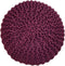 SVJ Poef Rond - 55 x 55 x 37 cm - Katoen - Rood
