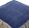 SVJ Poef Vierkant - 40 x 40 x 40 cm - Katoen - Blauw