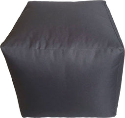 SVJ Poef Vierkant - 45 x 45 x 45 cm - Nylon - Grijs