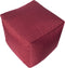 SVJ Poef Vierkant - 45 x 45 x 45 cm - Nylon - Rood