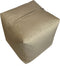 SVJ Poef Vierkant - 45 x 45 x 45 cm - Nylon - Taupe