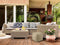 SVJ Poef Vierkant - 45 x 45 x 45 cm - Nylon - Taupe