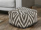 SVJ Poef Vierkant - 55 x 55 x 37 cm - Katoen - Taupe
