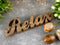 SVJ 'Relax'' Decoratief - 3x28x9 cm - Mango Hout - Naturel