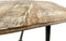 SVJ Salontafel 6-hoek - 56x73x45 cm - Metaal - Zwart/Wit - Set van 2