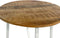 SVJ Salontafel - 60x60x45 cm - Mangohout - Wit