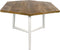 SVJ Salontafel Rechthoekig - 47 x 56 x 40 cm - Metaal - Bruin