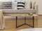 SVJ Salontafel Rechthoekig - 47 x 56 x 40 cm - Metaal - Bruin