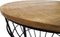SVJ Salontafel Rond - 55 x 55 x 37 cm - Metaal - Zwart