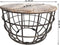 SVJ Salontafel Rond - 55 x 55 x 37 cm - Metaal - Zwart