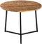 SVJ Salontafel Rond - 56 x 56 x 45 cm - Metaal - Zwart/Bruin