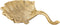 SVJ Schaal - 25x30x6 cm - Aluminium - Goud