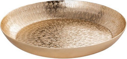 SVJ Schaal Rond - 28 x 28 x 3 cm - Aluminium - Goud