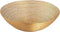 SVJ Schaal Rond - 40 x 40 x 13 cm - Metaal - Goud