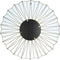 SVJ Spiegel Speculum met gouden rand rond - Ø 66 cm x 5 cm - Wandspiegel - Wanddecoratie goud metaal