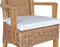 SVJ Stoelkussen Vierkant - 40 x 47 x 2 cm - Microvezel - Wit