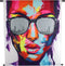 SVJ Streetart Wanddecoratie - 105x105 cm - Velvet - Meerkleurig
