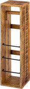 SVJ Toiletpapierhouder Rechthoekig - 17 x 17 x 65 cm - Hout - Bruin