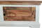 SVJ TV-Meubel Rechthoekig - 38 x 114 x 45 cm - Hout - Wit/Bruin