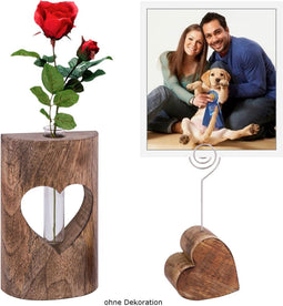 SVJ Vaas - 5x12x20 cm - Hout - Bruin