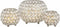 SVJ Windlichten Rond - 15 x 15 x 11 cm - Metaal - Zilver - Set van 3