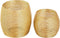 SVJ Windlichten Rond - 15 x 15 x 18 cm - Metaal - Goud - Set van 2