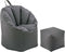 SVJ Zitzak Rond - 70 x 70 x 80 cm - Nylon - Grijs