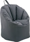 SVJ Zitzak Rond - 70 x 70 x 80 cm - Nylon - Grijs
