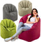 SVJ Zitzak Rond - 70 x 70 x 80 cm - Nylon - Taupe