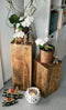 SVJ Zuil Rechthoekig - 27 x 27 x 50 cm - Hout - Bruin