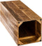 SVJ Zuil Rechthoekig - 27 x 27 x 50 cm - Hout - Bruin