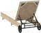 vidaXL - Ligbed - met - wielen - en - kussen - poly - rattan - beige