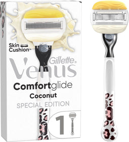 Gillette Venus Comfortglide Coconut - Scheermes - 5 Mesjes - Wit