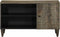 vidaXL - Tv-meubel - 80x31,5x46 - cm - massief - mangohout - lichtgrijs