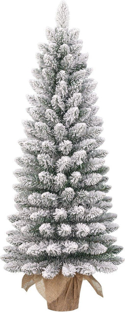 Black Box Trees Gerlos - Smalle Kunstkerstboom - H75 x Ø36 cm - Groen Frosted