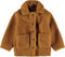 NAME IT - KIDSNKFMORA TEDDYJACKET - Maat 140 - Brown Sugar