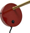 Dyberg Larsen Ocean - Wandlamp - Verstelbaar - Donkerrood/Messing