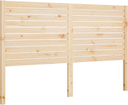 vidaXL - Hoofdbord - 141x4x100 - cm - massief - grenenhout