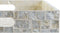 Set van trays DKD Home Decor Wit Parelmoer Bamboe 40 x 30 x 5 cm Mediterrane (2 Stuks)