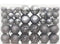 vidaXL - Kerstballen - 100 - st - 3/4/6 - cm - grijs