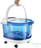 Panacea Luxe Voetenbad - Voetmassage Apparatuur - 2 in 1 met Instelbare Warmte en Bubbels - Blauw