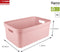 Sunware opbergbox Sigma - kunststof - 45 liter - lichtroze - opberg dozen/bakken - opbergers - 39 x 59 x 24 cm