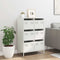 vidaXL Hoge Kast - 68x39x101,5 cm - Koudgewalst Staal - Wit