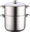 Royalty Line® C12L Stoompan Inductie - 12 Liter / Ø 26 cm - Soeppan Voor Alle Warmtebronnen - RVS Deksel met Couscous Pan