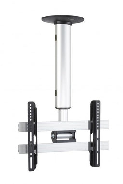 VCM Morgenthaler CM3 Mini - Plafondbeugel - Verstelbaar 50-84 cm 360° draaibaar - Zilver aluminium